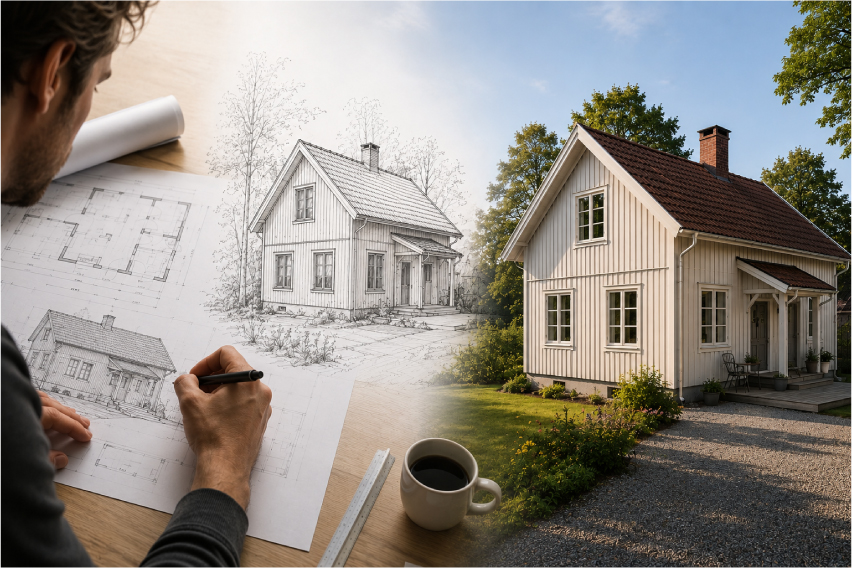 Planritning hus